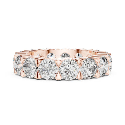 Emerald Eternity Lab Grown Diamond Ring