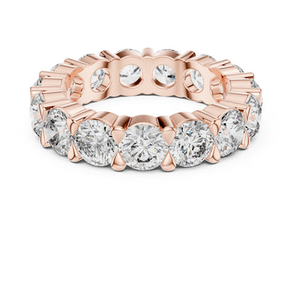 Emerald Eternity Lab Grown Diamond Ring