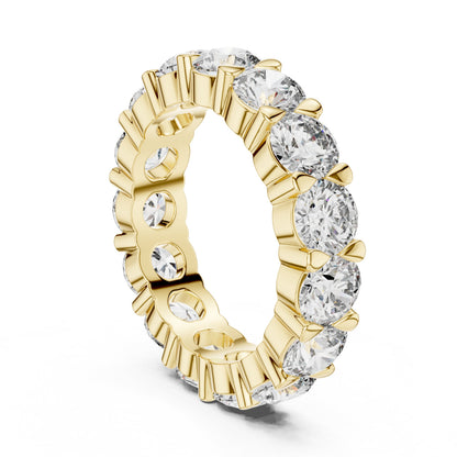 Emerald Eternity Lab Grown Diamond Ring