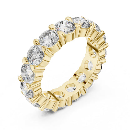 Emerald Eternity Lab Grown Diamond Ring