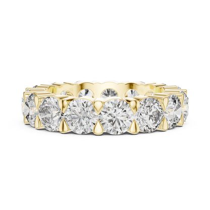 Emerald Eternity Lab Grown Diamond Ring