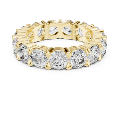 Emerald Eternity Lab Grown Diamond Ring