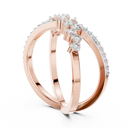 Round Halo Lab Grown Diamond Ring