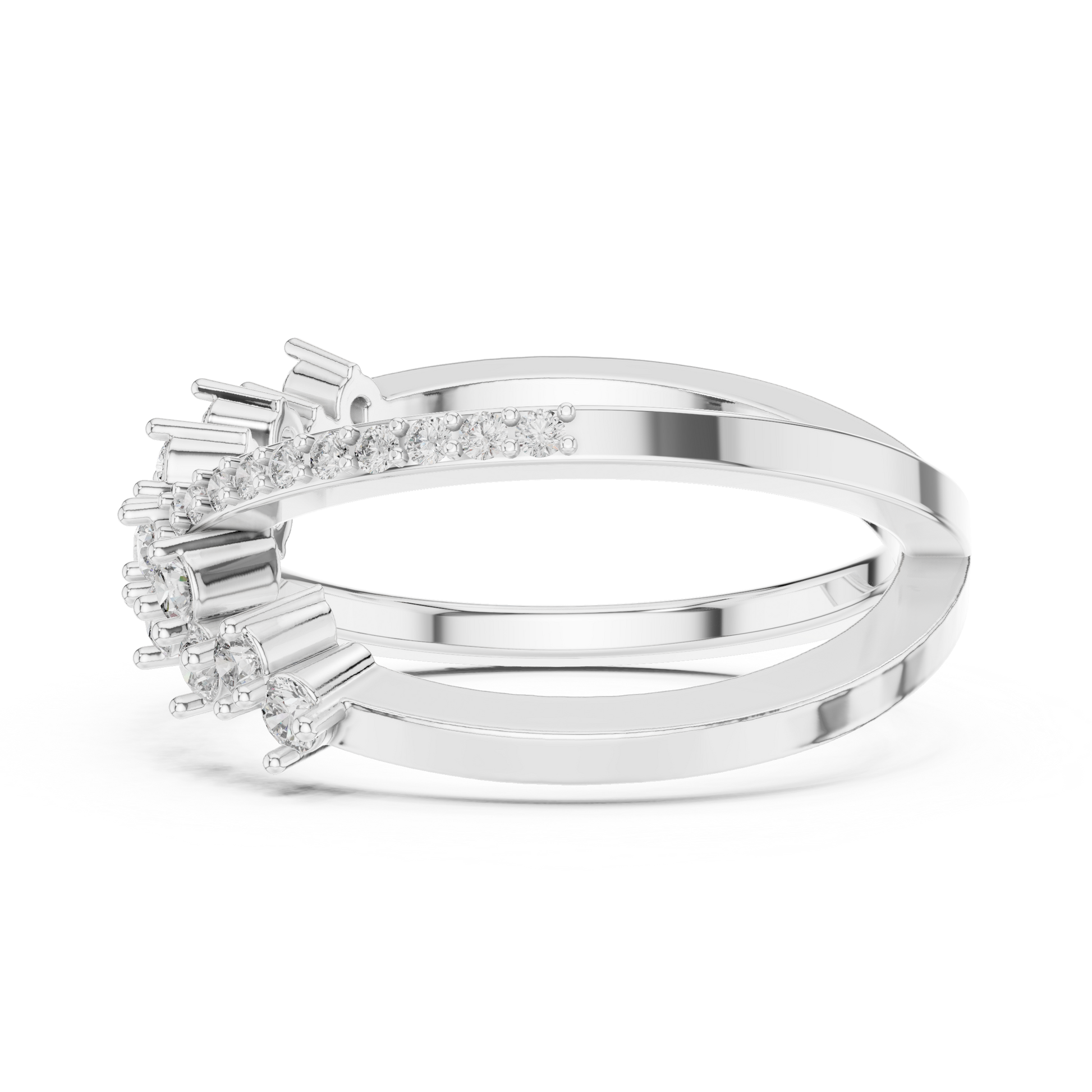 Round Halo Lab Grown Diamond Ring