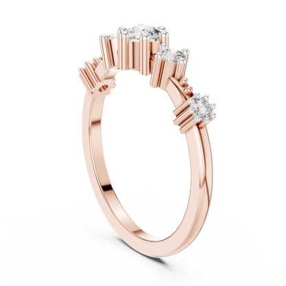 Round Halo Lab Grown Diamond Ring