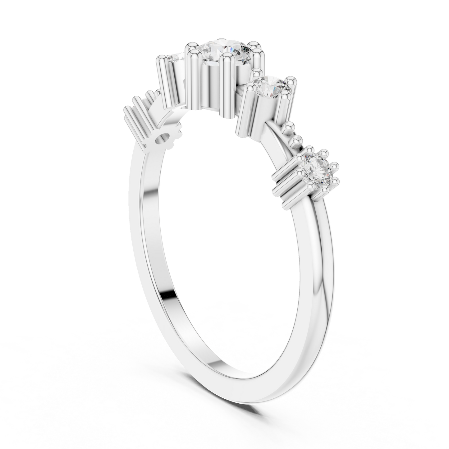 Round Halo Lab Grown Diamond Ring