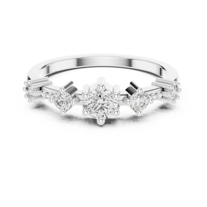 Round Halo Lab Grown Diamond Ring