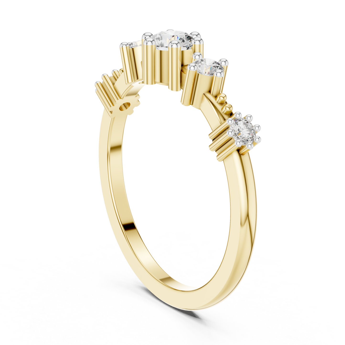 Round Halo Lab Grown Diamond Ring