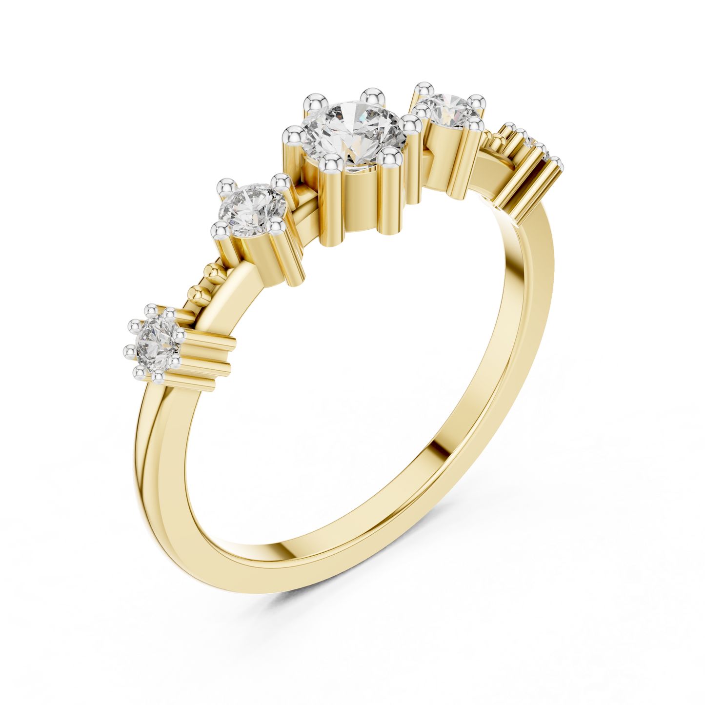 Round Halo Lab Grown Diamond Ring