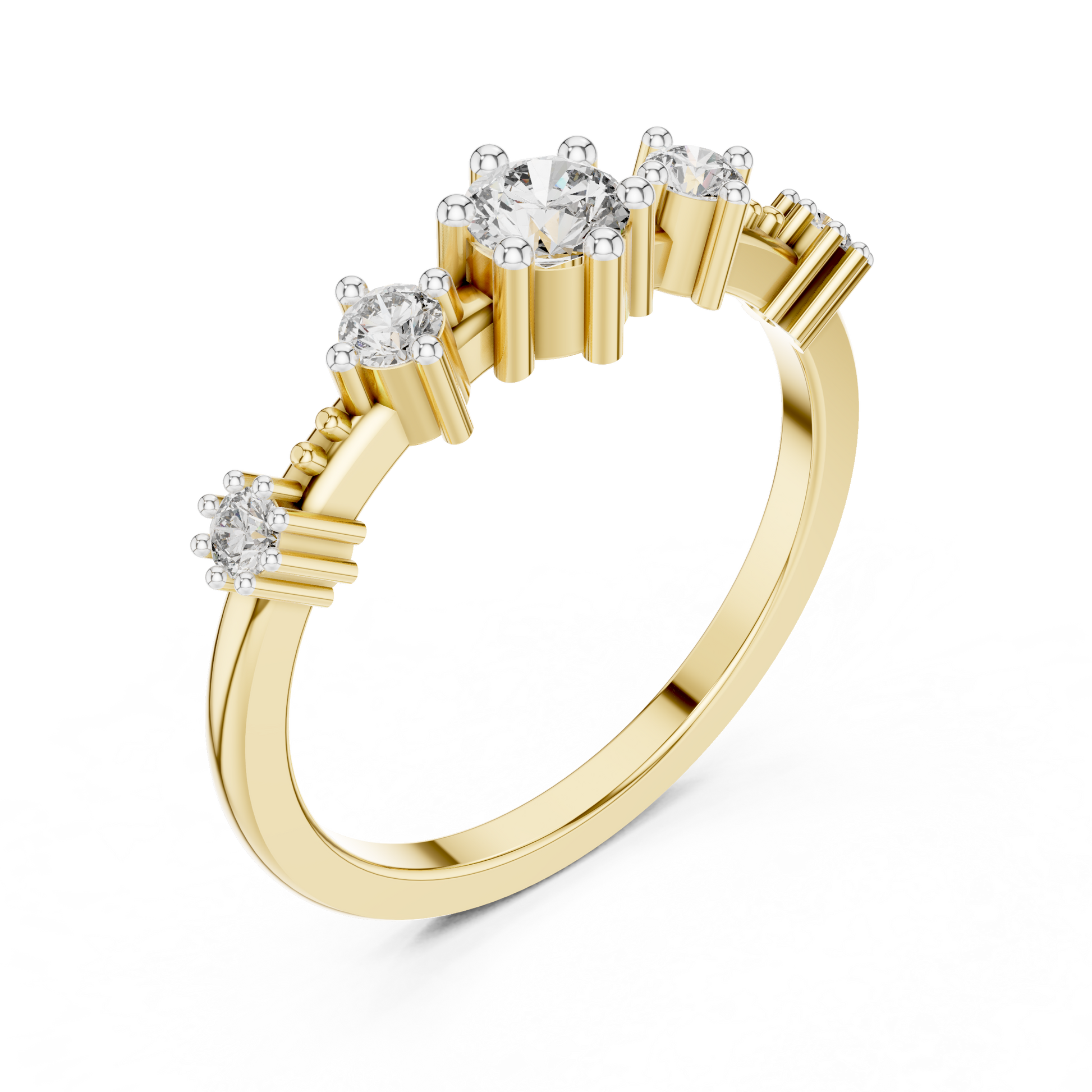 Round Halo Lab Grown Diamond Ring