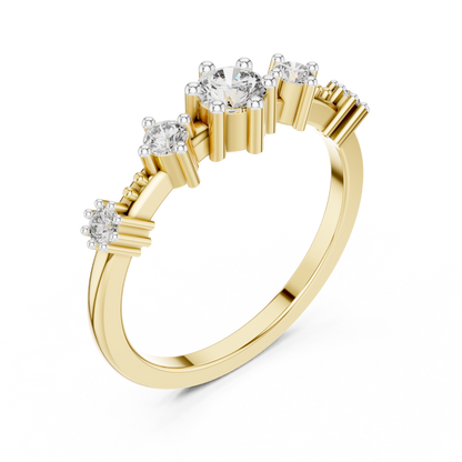 Round Halo Lab Grown Diamond Ring