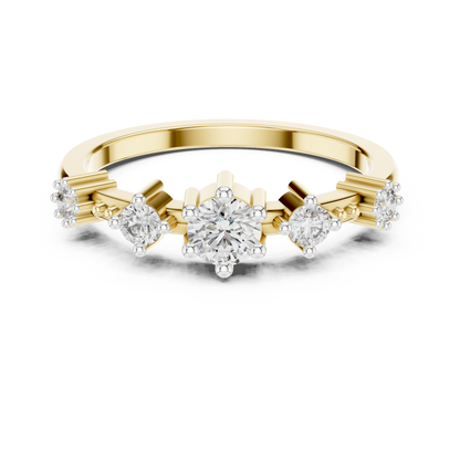 Round Halo Lab Grown Diamond Ring