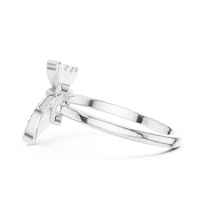 Mixed Shape Lab Grown Diamond Halo Ring