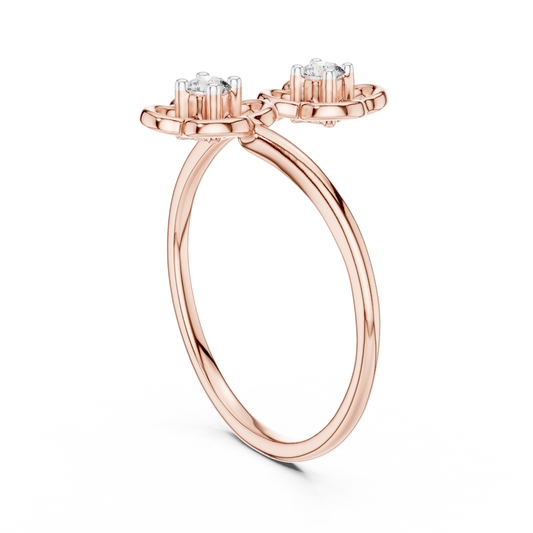 Round Halo Lab Grown Diamond Ring