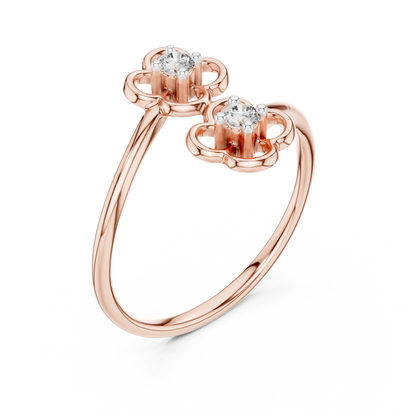 Round Halo Lab Grown Diamond Ring