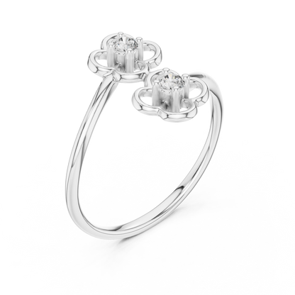 Round Halo Lab Grown Diamond Ring