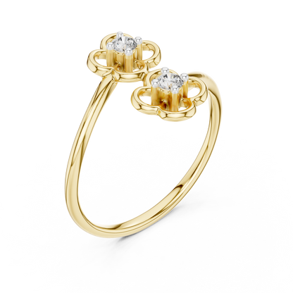 Round Halo Lab Grown Diamond Ring