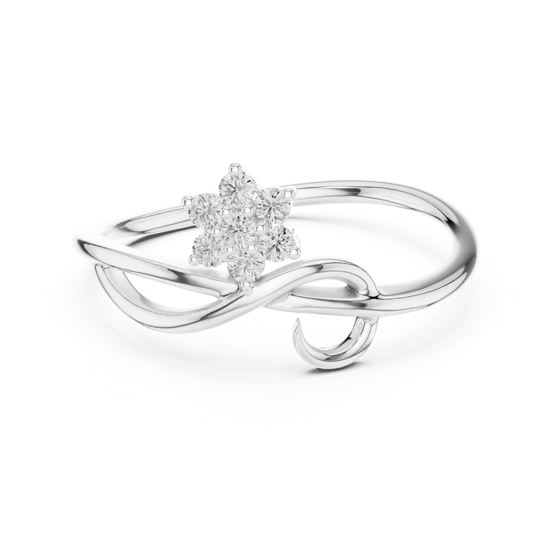 Round Halo Lab Grown Diamond Ring