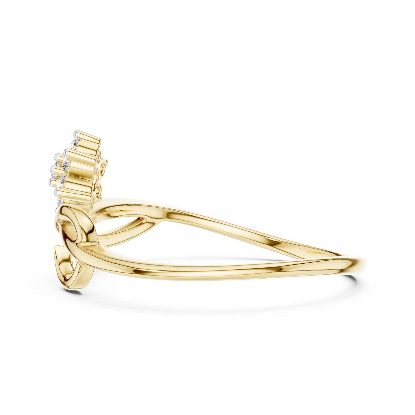 Round Halo Lab Grown Diamond Ring