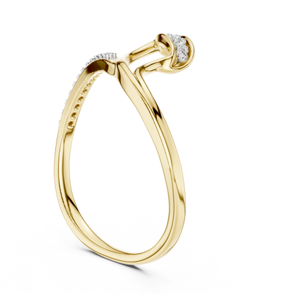 Round Halo Lab Grown Diamond Ring