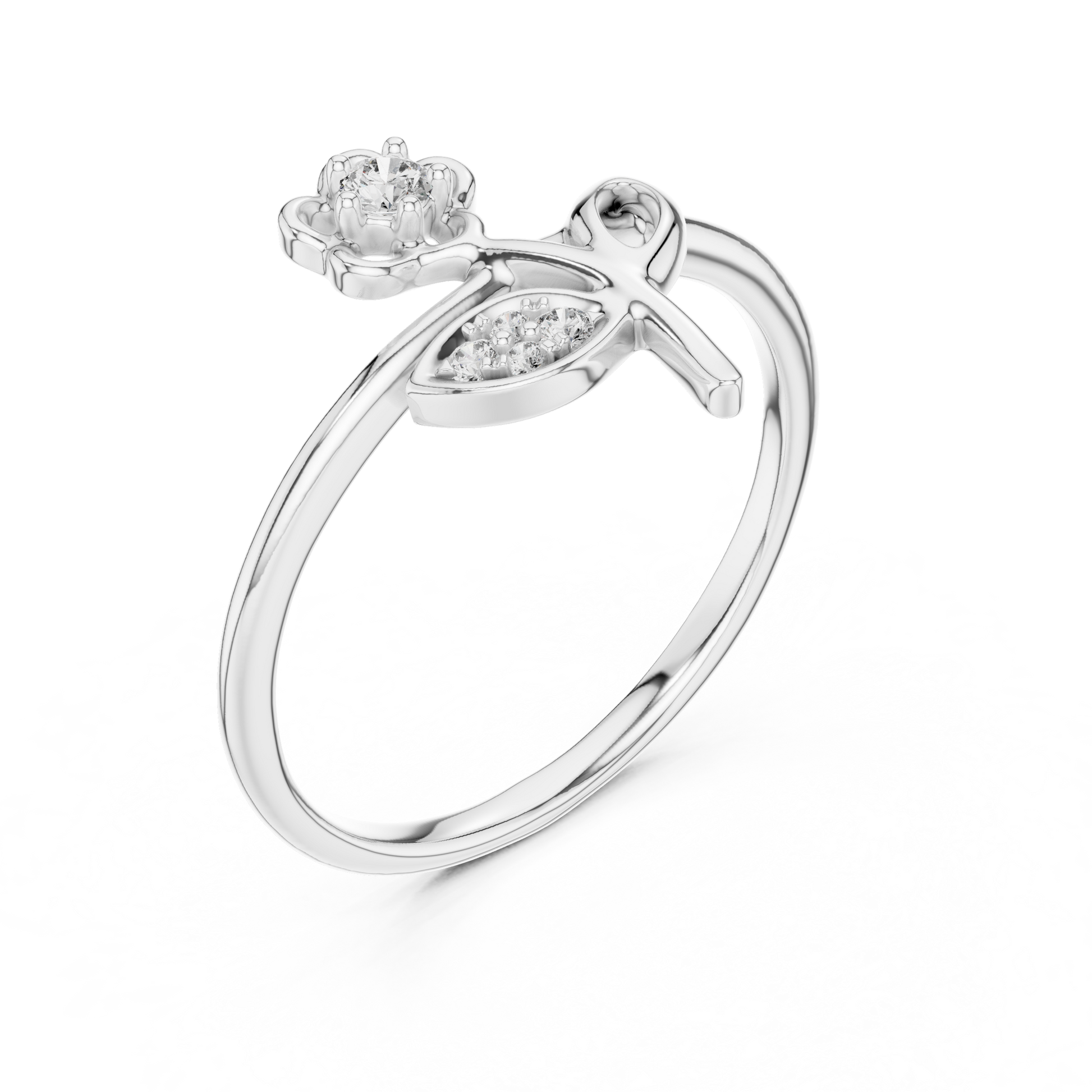 Round Halo Lab Grown Diamond Ring