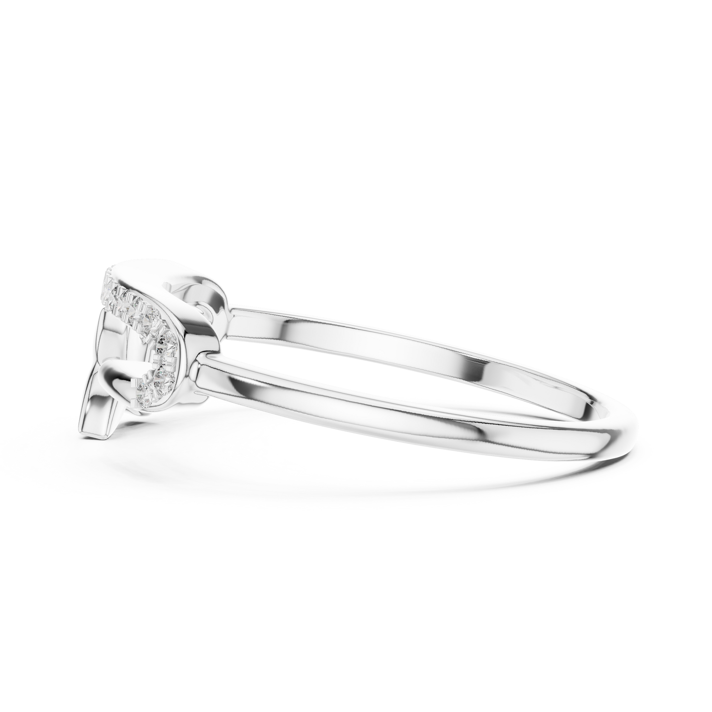 Mixed Shape Lab Grown Diamond Halo Ring