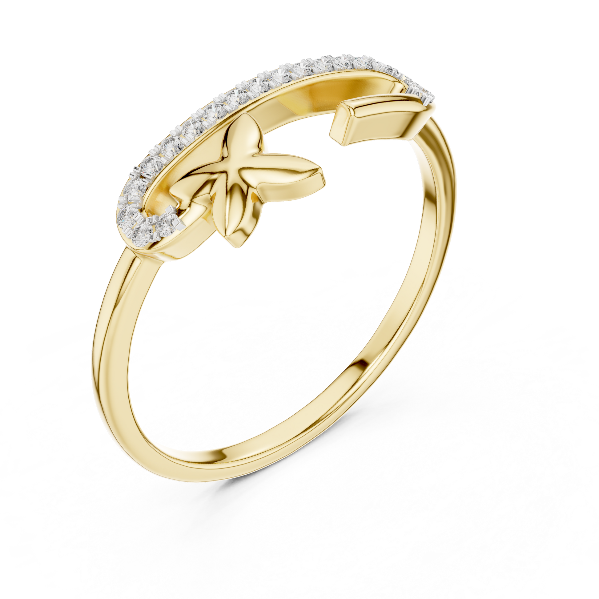Mixed Shape Lab Grown Diamond Halo Ring