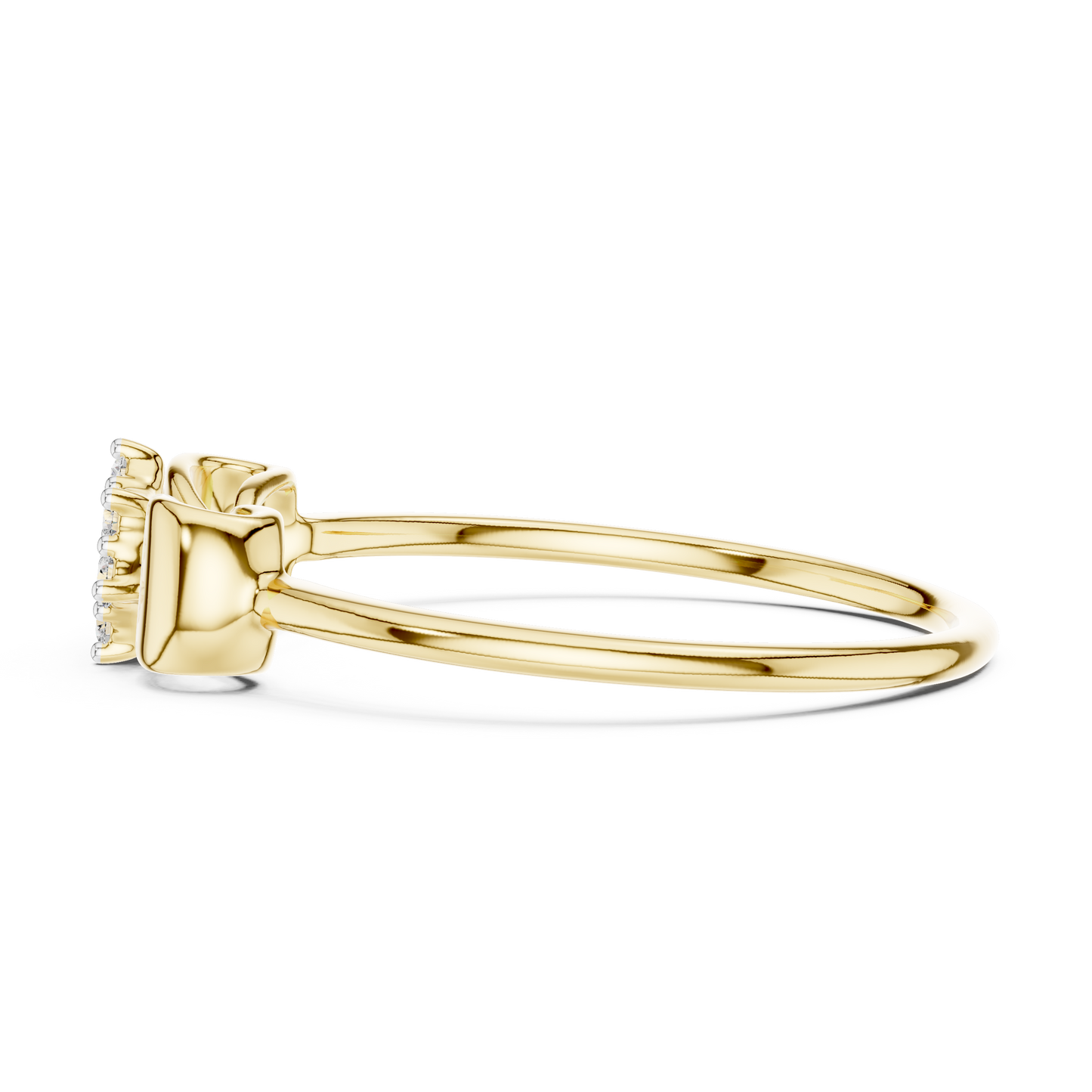 Round Halo Lab Grown Diamond Ring