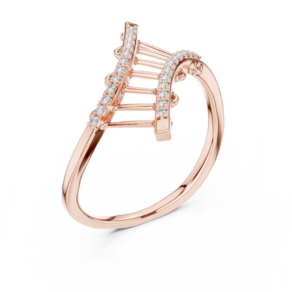 Round Halo Lab Grown Diamond Ring
