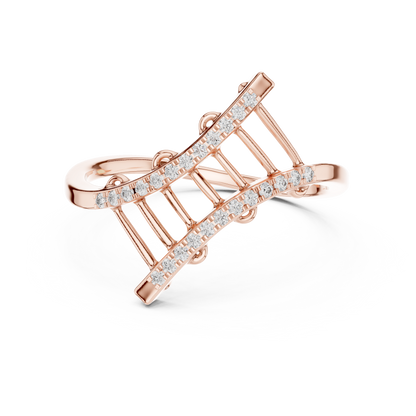 Round Halo Lab Grown Diamond Ring