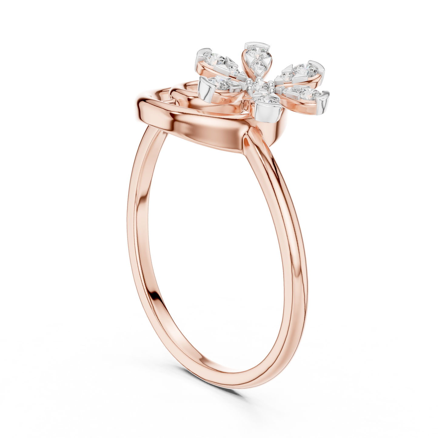 Mixed Shape Lab Grown Diamond Halo Ring