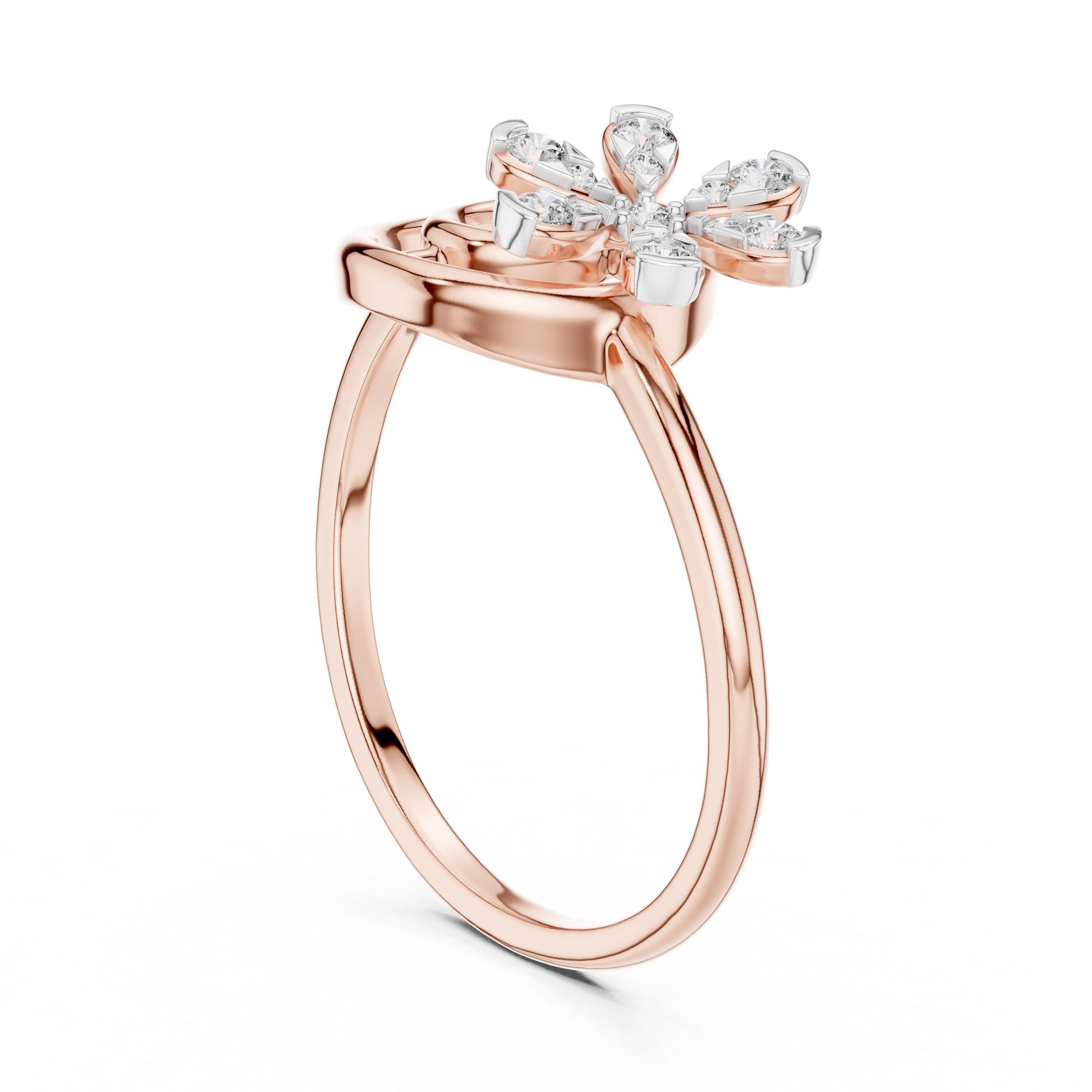 Mixed Shape Lab Grown Diamond Halo Ring