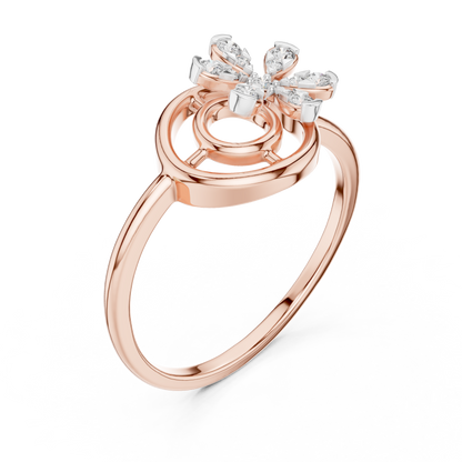 Mixed Shape Lab Grown Diamond Halo Ring