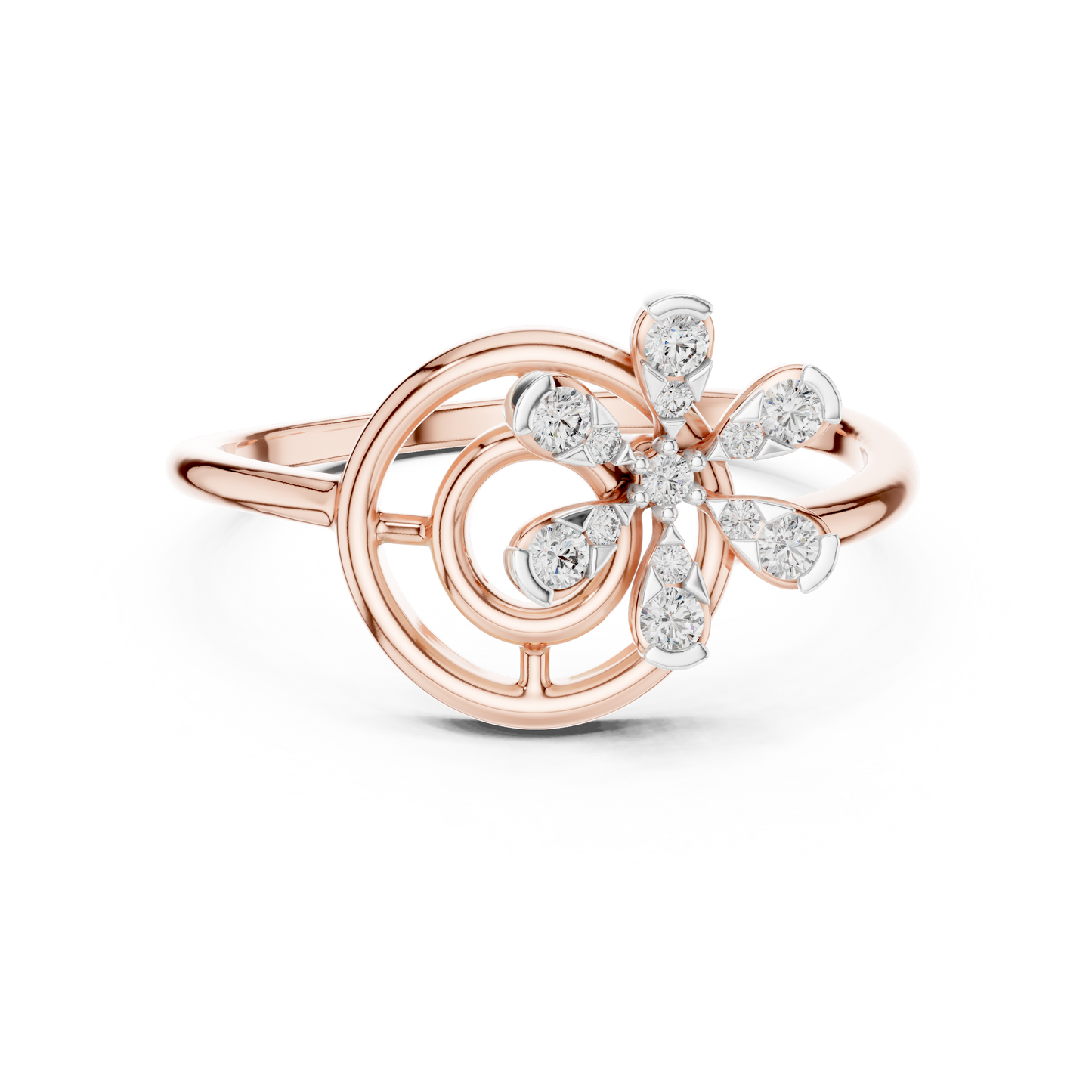 Mixed Shape Lab Grown Diamond Halo Ring