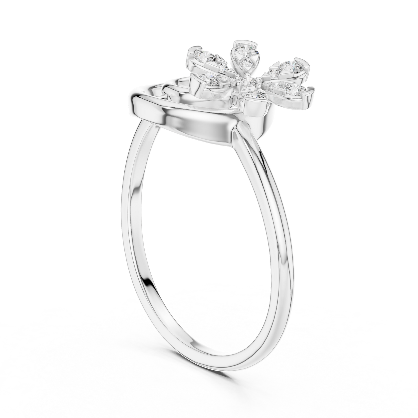 Mixed Shape Lab Grown Diamond Halo Ring