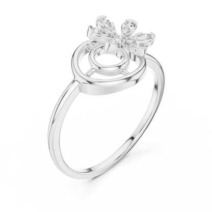 Mixed Shape Lab Grown Diamond Halo Ring
