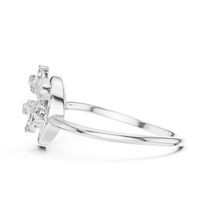 Mixed Shape Lab Grown Diamond Halo Ring
