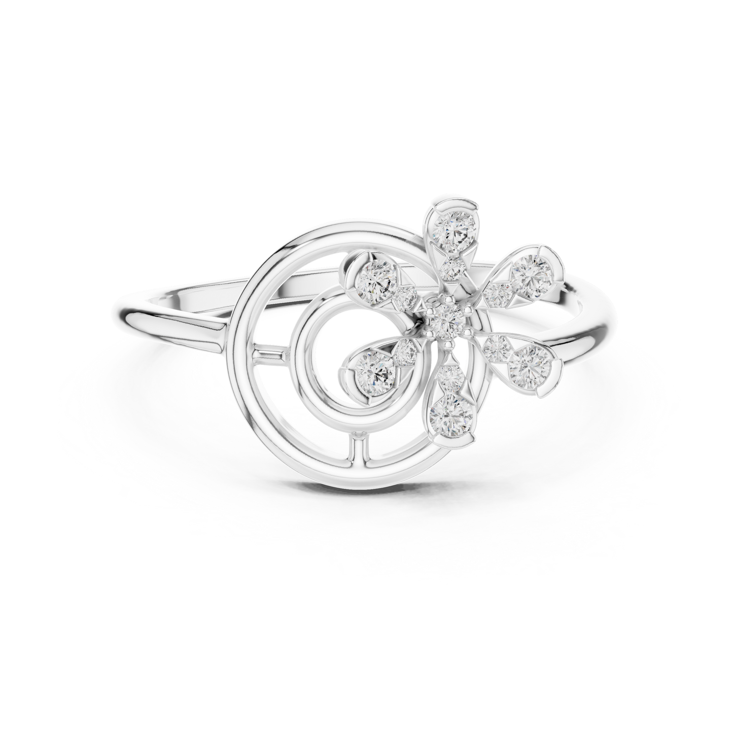 Mixed Shape Lab Grown Diamond Halo Ring