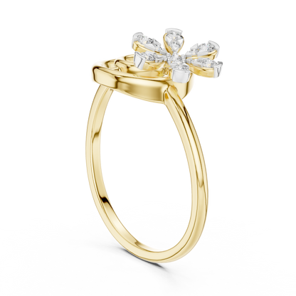 Mixed Shape Lab Grown Diamond Halo Ring