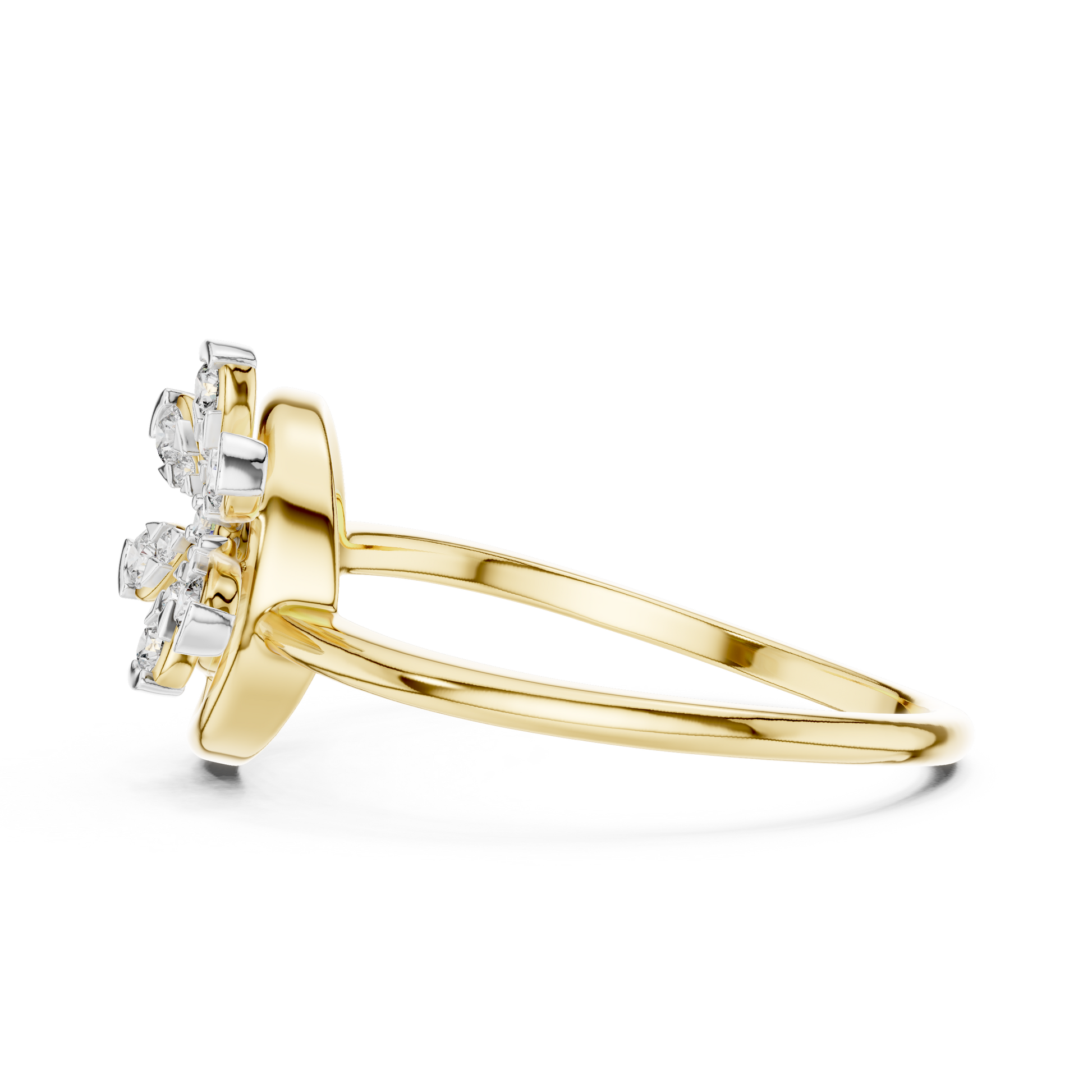Mixed Shape Lab Grown Diamond Halo Ring