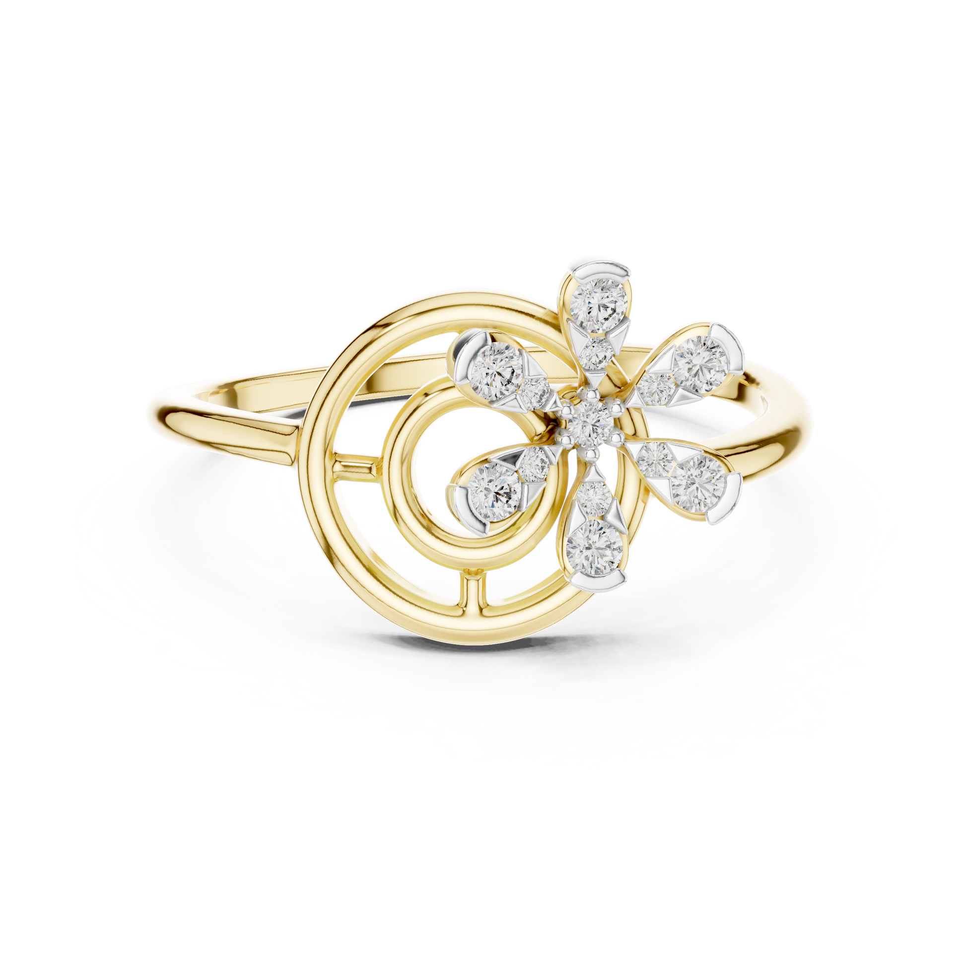 Mixed Shape Lab Grown Diamond Halo Ring