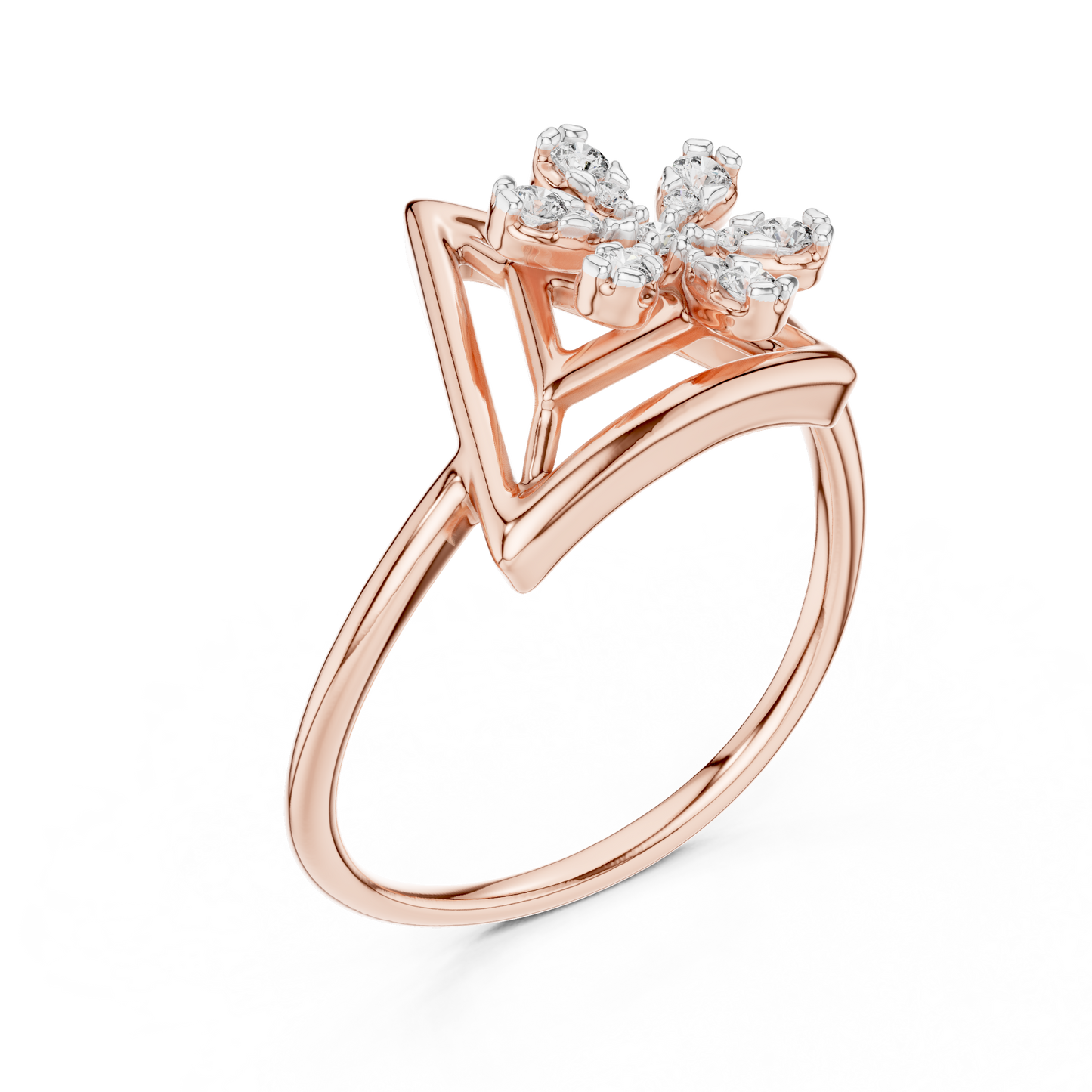 Round Halo Lab Grown Diamond Ring