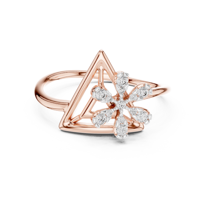 Round Halo Lab Grown Diamond Ring