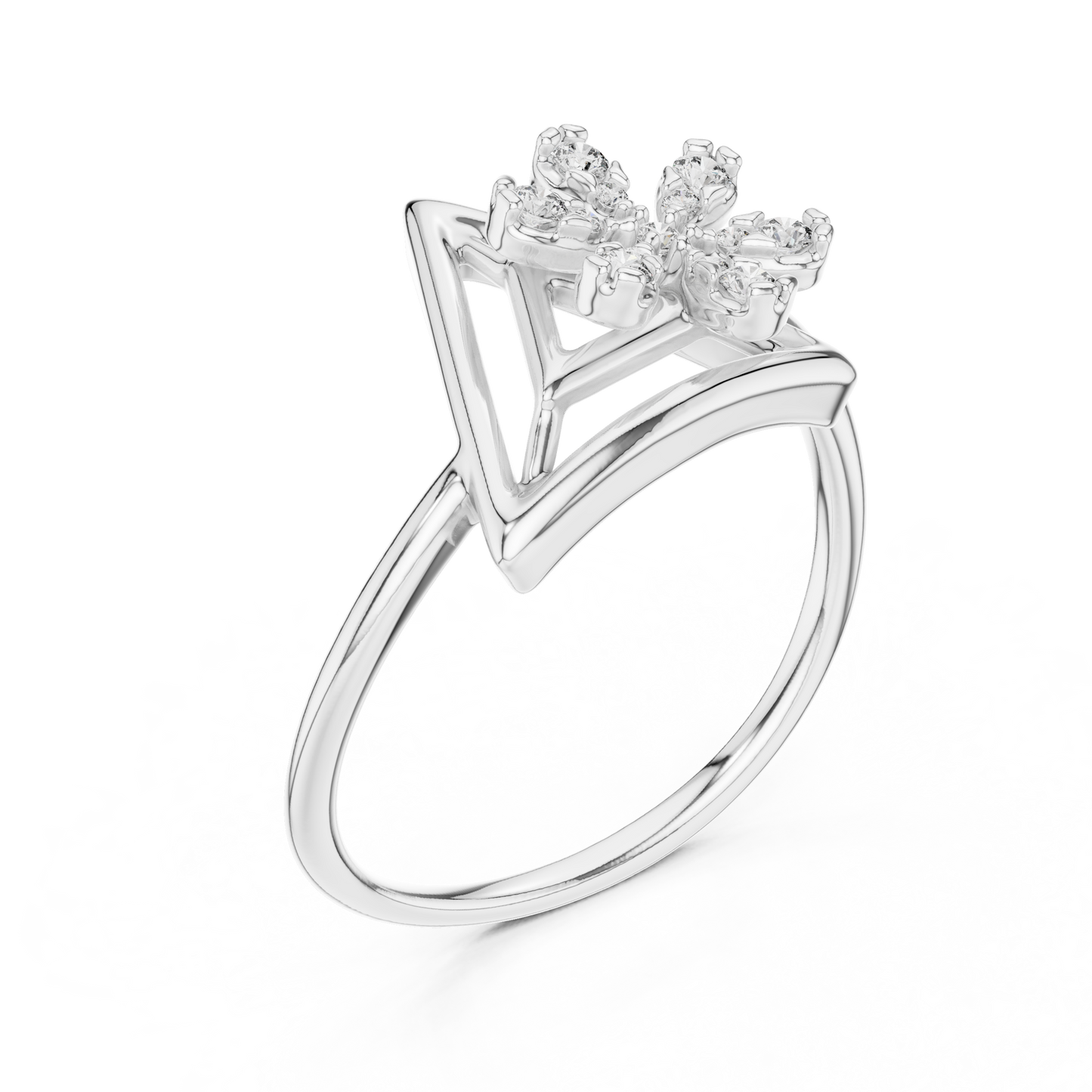Round Halo Lab Grown Diamond Ring