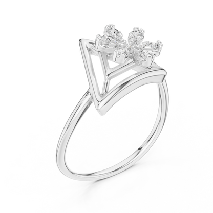Round Halo Lab Grown Diamond Ring