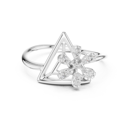 Round Halo Lab Grown Diamond Ring