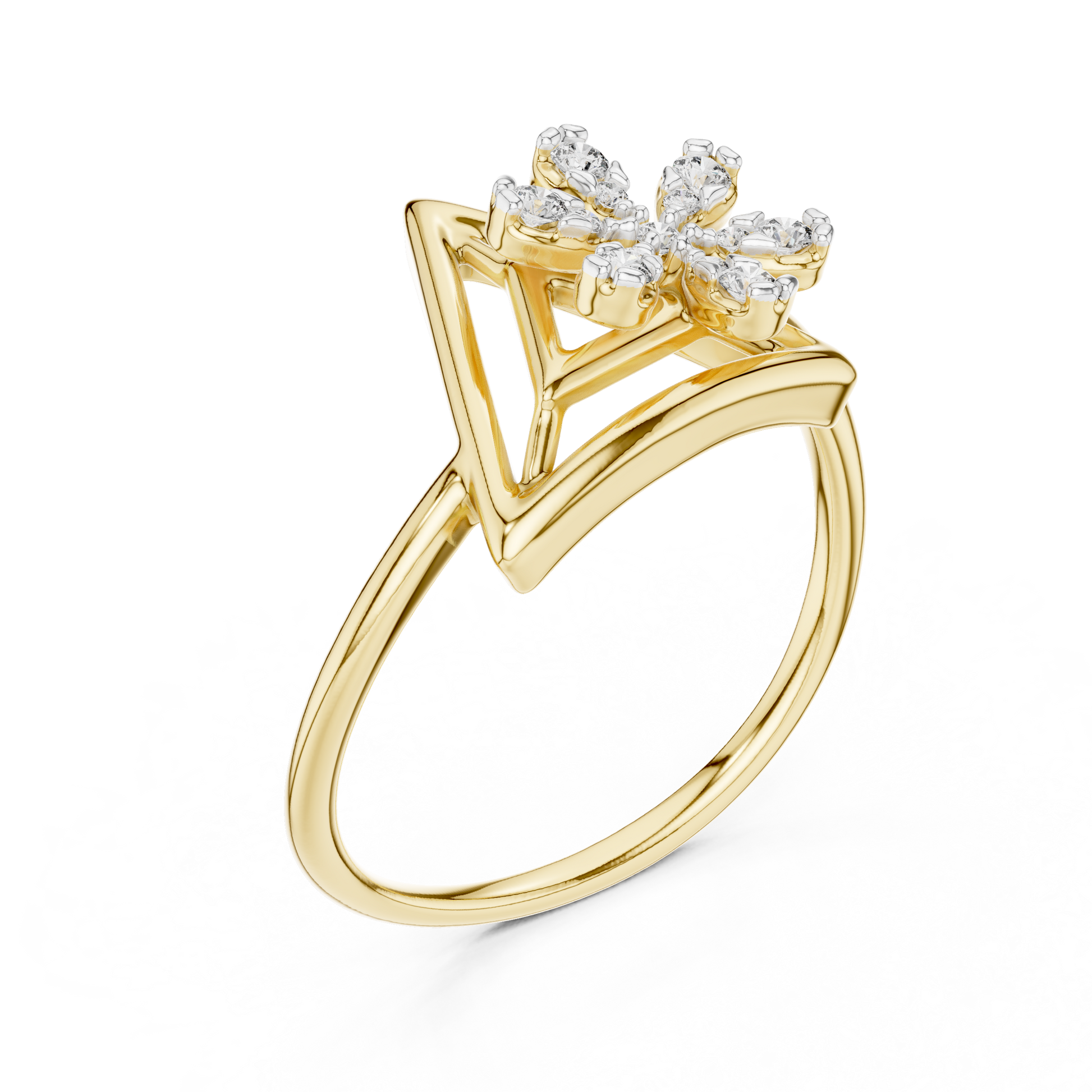 Round Halo Lab Grown Diamond Ring