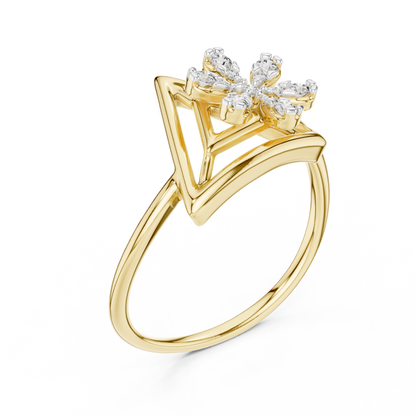Round Halo Lab Grown Diamond Ring