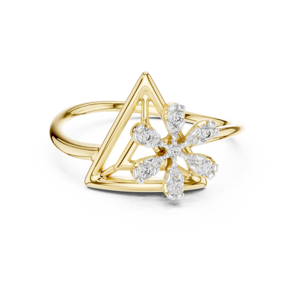 Round Halo Lab Grown Diamond Ring