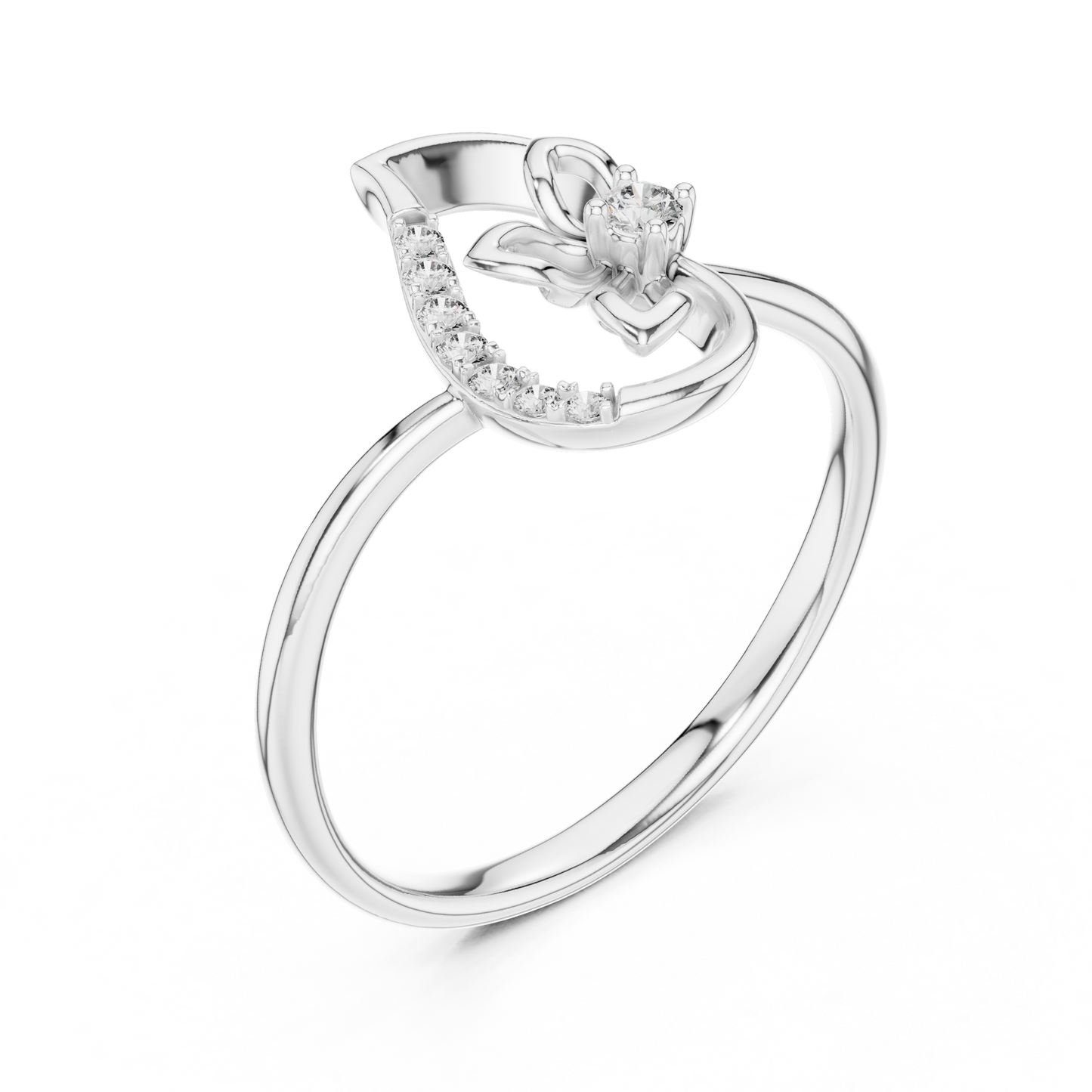 Round Halo Lab Grown Diamond Ring